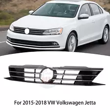 For 2015 2016 2017 2018 VW Volkswagen Jetta Front Bumper Chrome Grille Grill (For: Volkswagen Jetta)