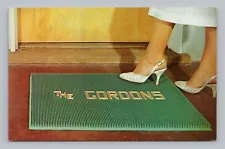 Postcard Advertising Card for Sale of Door Mats