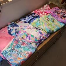 Bundle of 9 Lilly Pulitzer Items All Small and One XS.