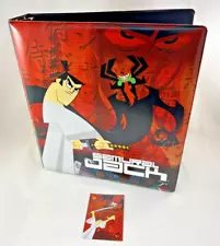 BINDER SALE: ALBUM FOR SAMURAI JACK Collector Cards (ARTBOX 2002) w/ CARD #jp0