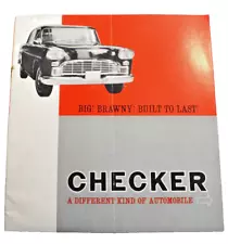 1963 Checker a Different kind of Automobile Checker Motors Corp Sales Brochure