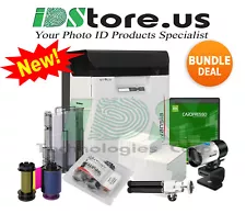 Evolis Avansia Dual Side Expert Complete Photo ID Card Printer Bundle 600DPI