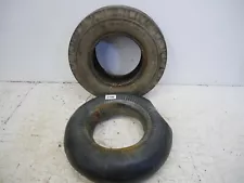 Early Wheel Horse Suburban Round Hood Front Tire + Tube Used 8" Tire Original