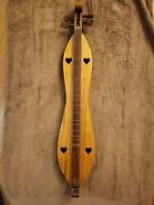 Exceptional Homer Ledford Rose Decorated Mountain Dulcimer, Nice!