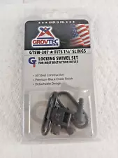 Grovtec 1 1/4" Locking Swivel Loops Set GTSW-307 For Most Bolt Action Rifles :-