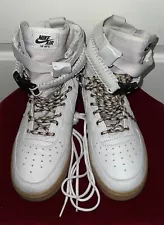 Nike Air Force 1 Special Forces Combat High-top Sneakers, Light Bone, Size 8.5