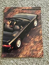 1992 Nissan 240 SX conv. color handout from Canada.