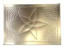 Primitive Pie Safe Tin Star Pattern Horizontal or Vertical Application