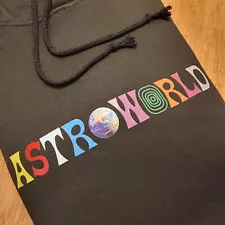 Astroworld Hoodie Wish You Were Here Tour Adult Size 3XL Black Fleece Pullover