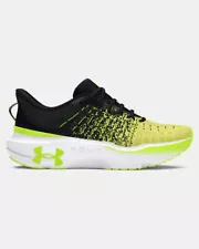 Under Armour Men's Infinite Elite Running Shoes, Black/Yellow, 10 D Medium US