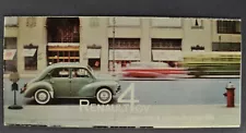 1959 Renault 4CV Sedan Sales Brochure Folder Excellent Original 59