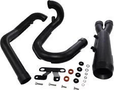 Trask Assault 2-Into-1 Full Exhaust System Black/Black Harley Davidson V-Rod (For: 2009 Harley-Davidson V-Rod)