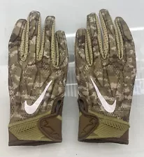 Nike NFL Salute to Service Football Adult Gloves Camo LARGE