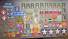 Vintage WWII Korea Military Patches (Estate Find)