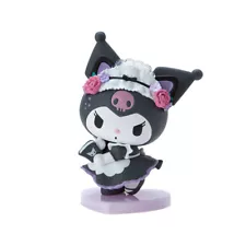 Sanrio Characters Kuromi Figure Nekomimi Cat Ear Maid Japan Limited Original