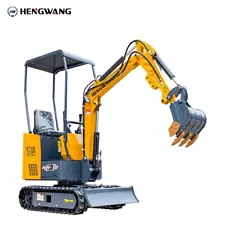 Mini Excavator 1 Ton Digger 13.5hp Gas Tracked Crawler B&S EPA Engine For Sale