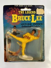 Vintage 1986 The Legend Of Bruce Lee Posed Action Figure Largo Toys New