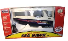 Vintage 2002 NIKKO SEA HAWK Remote Control RC Boat RDC-19010-NEW Open Box-Xmas