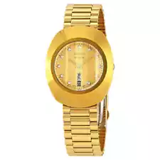 Rado The Original Diamond Gold Dial Watch R12304303