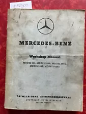 GENUINE MERCEDES 1951 - 1957 300 B C S SC WORKSHOP REPAIR MANUAL SM1209