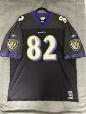 Vintage Reebok NFL Baltimore Ravens Shannon Sharpe #82 Jersey Size: 2XL