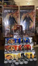 Hunger Games NECA Action Figures + Complete Mini Figures Set and Mockingjay Pin