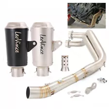 Full System for Yamaha MT-07 YZF R7 FZ07 XSR700 Exhaust Header Pipe Muffler Tips