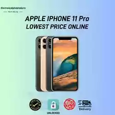 New Listing【Hot Sale】Apple iPhone 11 Pro-256GB-FRONT 12MP REAR 12MP All Colors-Unlocked E$