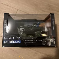 Halo ActionClix - Battle Damaged Warthog - 2007 Wizkids New