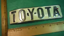 BK09 Toyota Left Rear Fender Emblem Vintage 1969-84 TOYOTA LAND CRUISER FJ40