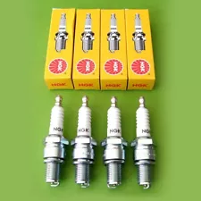 4 spark plugs NGK BR8ES b8es Kawasaki z1 kz1000 kz750 kz900 kz1100 zx1100 gpz kz (For: 1982 Kawasaki GPz750)