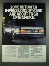 1986 Volvo 760 Turbo Ad - Some Outdated Impressions