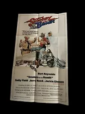 1981 Topps Vintage Smokey And The Bandit Movie Poster 20x12