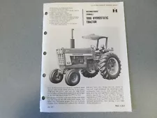 International 1066 Hydrostatic Tractor Sales Info 4 Page