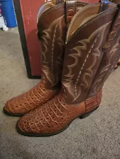 Nocona Boots Mens 12 Crocodile Leather