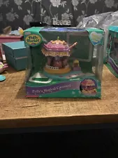 Vintage Bluebird Polly Pocket 1996 Spin Pretty Carousel Playset Fairground 100%