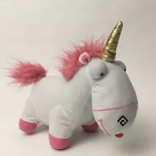 8” Despicable Me White & Pink Fluffly the Unicorn Plush