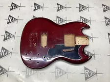 60’s Orlando Japan SG Bass Electric Guitar Body Red Short Scale