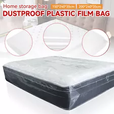 1/2PCS 3.2Mil Thick Mattress Bag for Moving Queen California King Storage Bag US