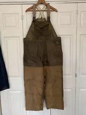 Filson Overalls Bibs Men’s 36 Oil Wax Style 427 mide in USA