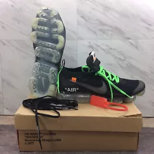 Nike Air Off White Vapormax Flyknit Black 2017 AA3831-002 Size 11 Part 2 Two