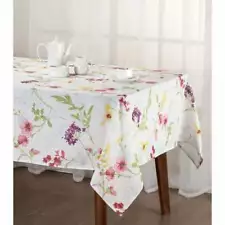 Sandie Tablecloth Floral Spring Summer Table Décor Printed Flowers 60x84, 60x102