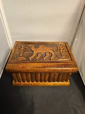 Jewelry Box Puzzle Box Wood Turkish Hidden Key