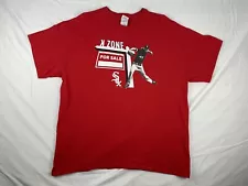 CHICAGO White Sox Print T SHIRT Sz XL CHRIS SALE #49 Pitcher K ZONE For Sale Red