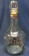 Vintage Jack Daniels 1.75 Liters Whiskey Decanter Bottle w/Cork Stopper