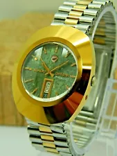 RARE Vintage Original Rado Diastar Magic 17 jewel automatic Wrist watch 2 tone