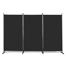 3 Panel Room Divider Folding Privacy Screen Wall Partition Home Office Separator