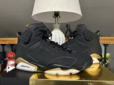 Nike Air Jordan 6 Retro "DMP/Defining Moments/Black/Gold" CT4954-007 size 12!