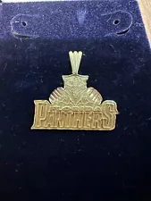 Vintage NHL Florida Panthers Logo 14 kt Gold Pendant for necklace Jewelry 1993