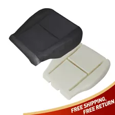 For 07-14 Chevy Silverado 3500 Driver Side Bottom Cloth Seat Cover+Foam Cushion